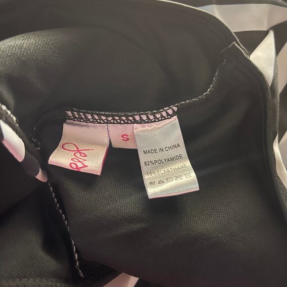 Jess Lea Striped High Waist Bikini Set Size Small New With Tags - Picture 4 of 11